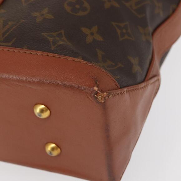 LOUIS VUITTON Monogram Sac Weekend PM Hand Bag M42425 LV...